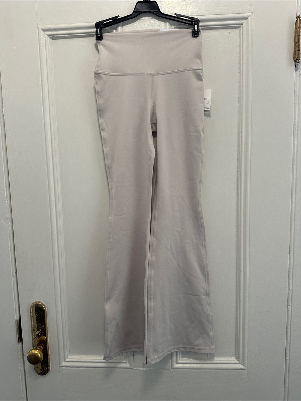 Gilly Hicks Light Gray High-Waist Flare Leggings